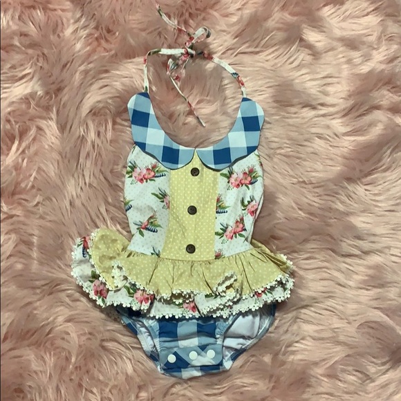 NWT - Be Girl Hattie Halter Skirted sun suit - Picture 6 of 6